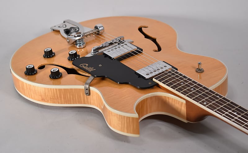 1998 Guild Starfire III Natural Finish Electric Guitar w/OHSC image 6