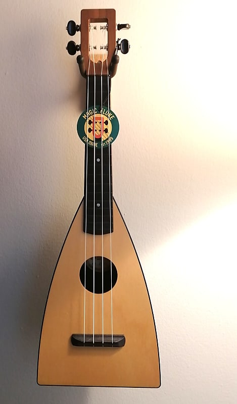 New Magic Fluke concert ukulele  natural spruce color. Made in US. image 1