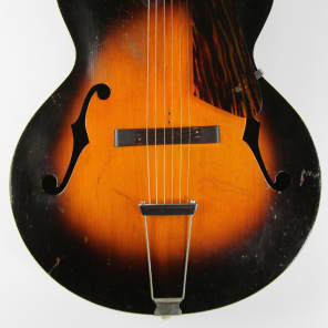 1930s Henry L Mason Archtop Gibson Built Sunburst image 2
