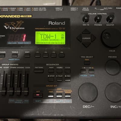 Roland TD-10 with TDW-1 Expansion Card
