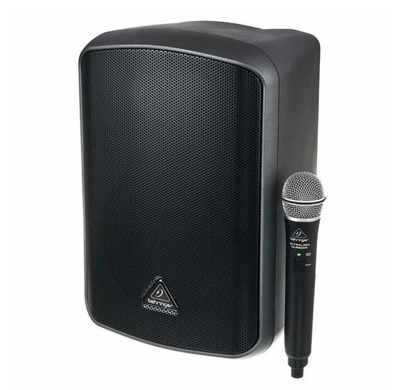 Behringer MPA200BT Portable PA with Wireless Handheld Microphone 2018 - Present - Black image 1