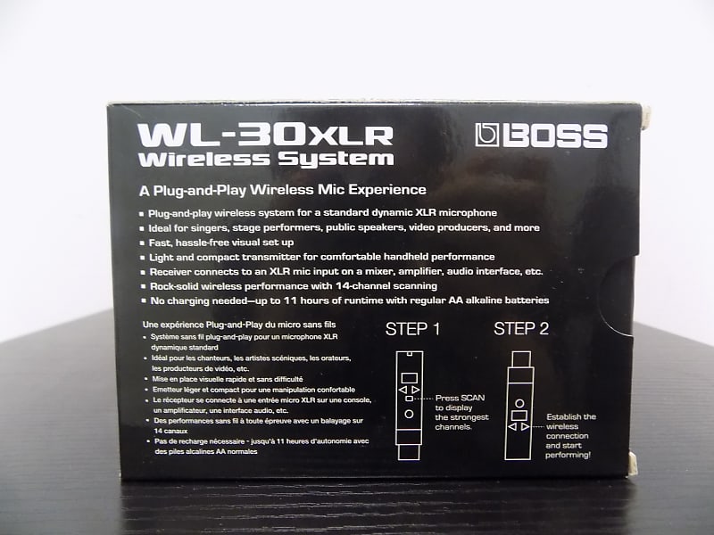 Boss WL-30XLR Digital Wireless System for XLR Dynamic Microphones