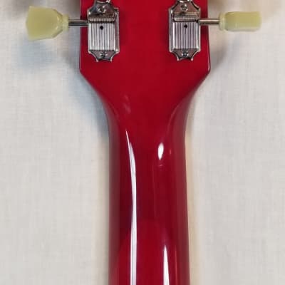 Tokai Pre Owned ES86 SR Semi Hollowbody Guitar Seethru Red image 8
