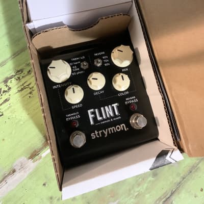 Strymon Flint Reverb and Tremolo V1 2010s - Black with Black Knobs image 7