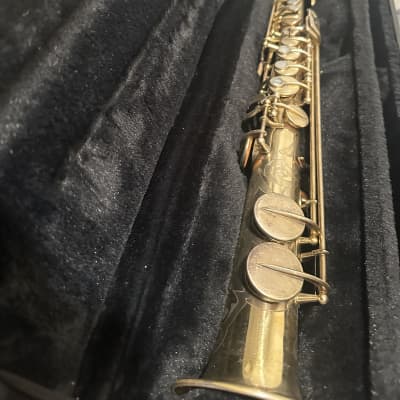 Selmer Vintage serial 1895 silver gold plated soprano saxophone (overhauled) image 12