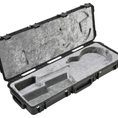 SKB Cases 3I-4214-56 Injection Molded Guitar Flight Case - Les Paul Style & Shaped Interior w/ TSA Latches & Wheels (3I421456) image 4