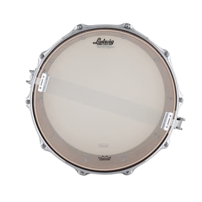 Ludwig *Pre-Order* NeuSonic 6.5x14" Satin Red Kit Snare Drum | Made in the USA | Special Order | Authorized Dealer image 4