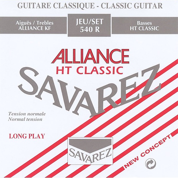 Savarez 540R Alliance HT Classic Normal Tension Classical Guitar Strings image 1