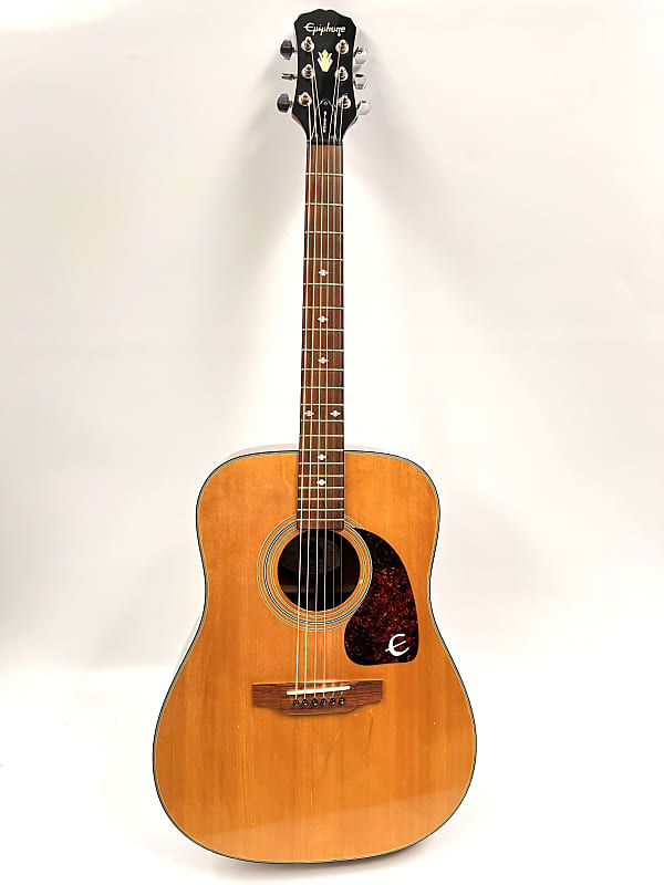 Epiphone PR 350 Dreadnought Acoustic Guitar 1980s Vintage Korea - Nice  Action, New Strings, Great Sound!