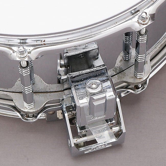 Pearl S-814D Free-Floating Steel 14x6.5" Snare Drum (1st Gen) 1983 - 1991 image 5