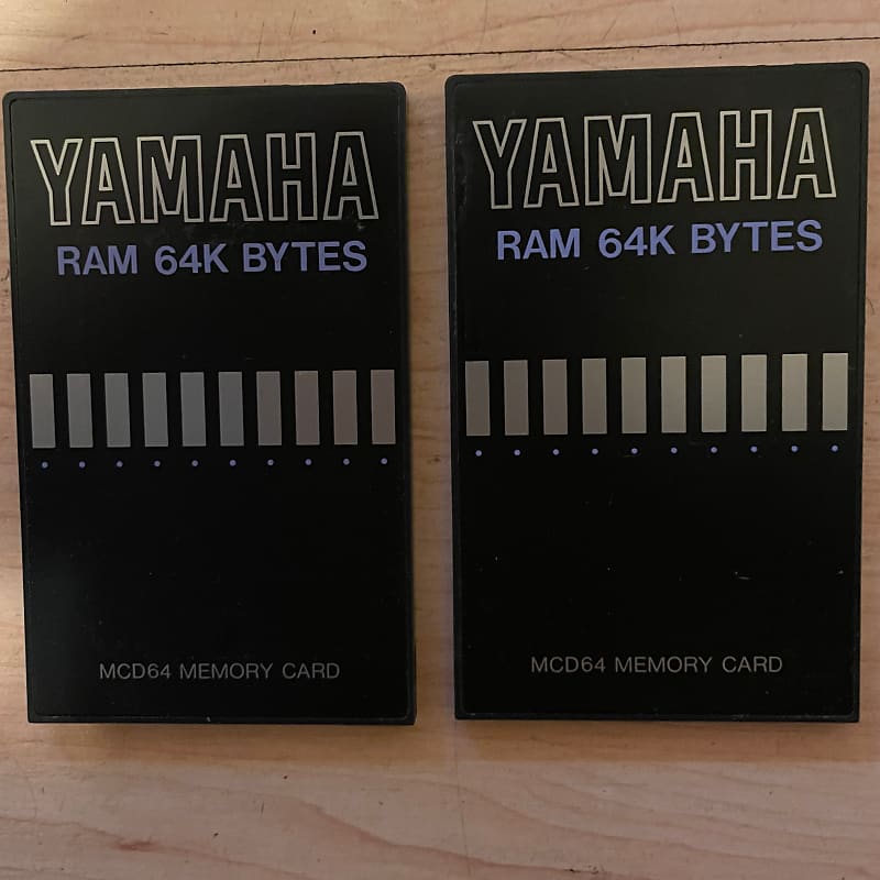 Yamaha TWO 64k RAM CARDS “MCD64” | Reverb Brazil