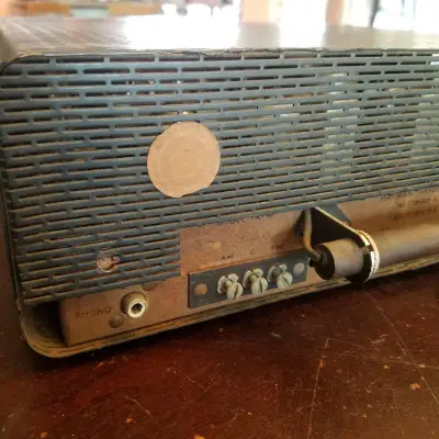 Harman Kardon HA-10 The Solo Integrated Tube Amp Receiver Radio EL84 RARE 1958 - Black & Gold image 4
