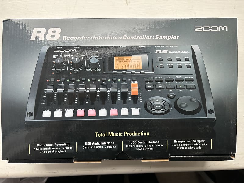 Zoom R8 Multitrack Digital Recorder and USB Interface | Reverb UK