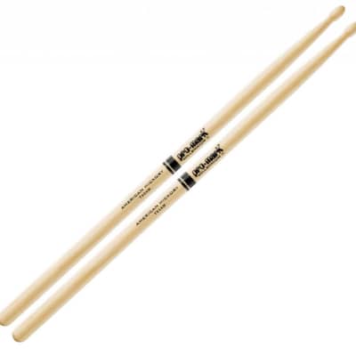 Promark American Hickory Classic 5A Drumsticks, Oval Tip, Single Pair image 3