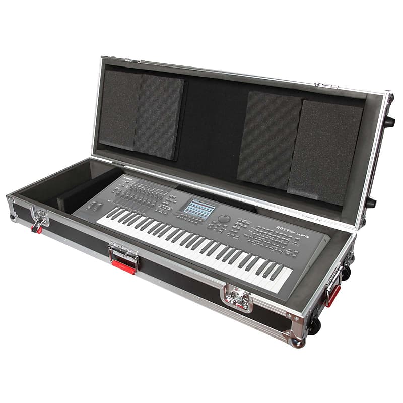 Gator Cases G-TOUR 61V2 G-Tour Series 61 Note Keyboard Road Case with Wheels image 1