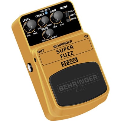Behringer - SF300 - Super Fuzz Distortion 3-Mode Effects Pedal image 1