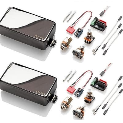 EMG 81 + 60 RED ACTIVE SOLDERLESS HUMBUCKER GUITAR PICKUP SET