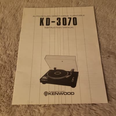Rare Black European Model, Kenwood KD-3070, 1977, OEM Shure Cart., OG Box, Manual, Superb, $799 Shipped! image 14