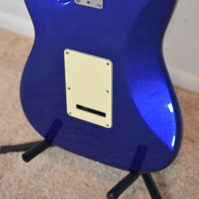 Fender American Standard Stratocaster - 2012 - Mystic Blue - USA - w/ Deluxe Fender Travel Case image 15