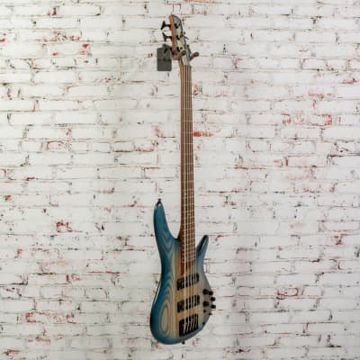 Ibanez SR Standard - 5 String Bass Guitar - Cosmic Blue Starburst Flat image 4
