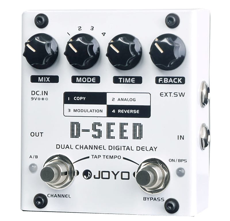 Joyo D-SEED Dual Channel Digital Delay Pedal imagen 2