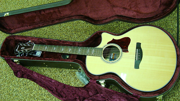 Ibanez AE500-NT Solid Sitka Spruce/Solid Indian Rosewood Acoustic/Electric Guitar Natural High Gloss image 1