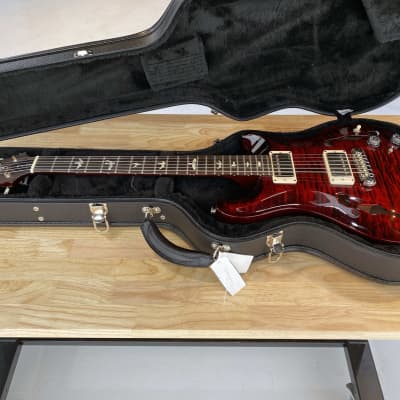 PRS Core Hollowbody II Piezo in Fire Red Wrap Burst w/Case image 1