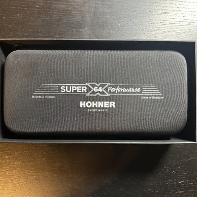 Hohner Super 64x Performance Chromatic Harmonica Hohner Super 64x 2023 - Black image 1