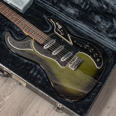 Burns Club Series Double Six 12-String Electric Guitar, Greenburst w/ Case x0062 (USED) image 15
