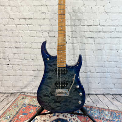 Ernie Ball Music Man JP15 John Petrucci Signature Cerulean Paradise Quilt image 1