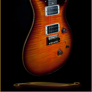 Paul Reed Smith (PRS) Custom 24 with 10 Top 2012 Solana Sunset image 2