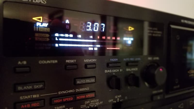 Sony TC-WR820 Double Cassette Deck With Auto Reverse And Record On