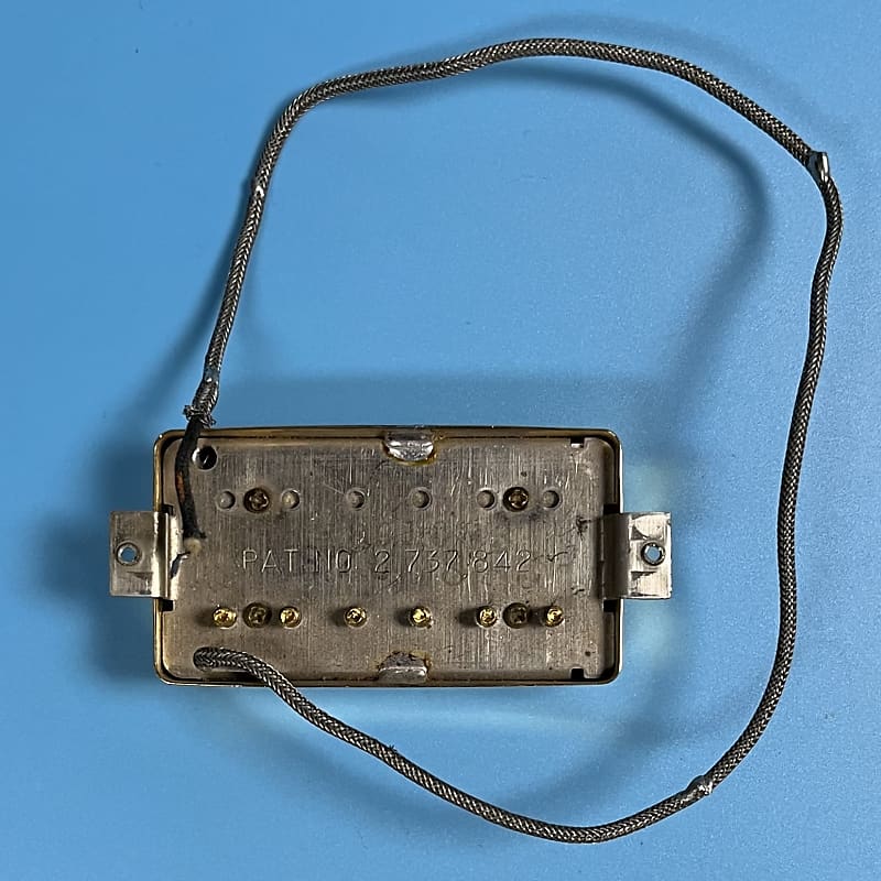 1983 Gibson Tim Shaw PAF Pickup! Gold 7.29k Patent Number
