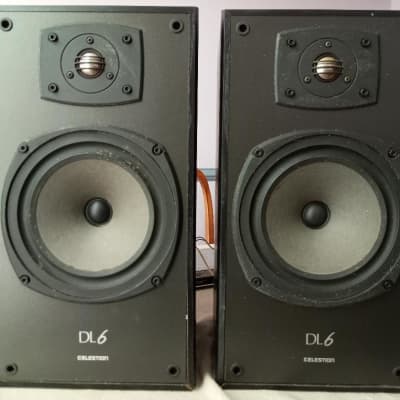 Celestion DL6 large bookshelf speakers in very good condition image 1