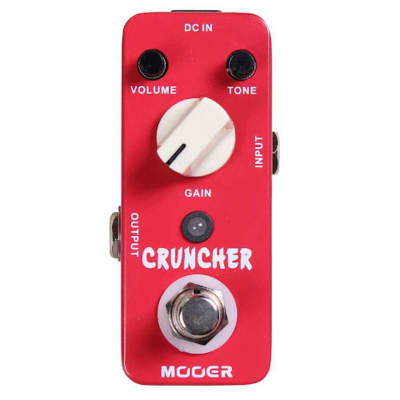 Mooer Cruncher MICRO Crunch Distortion Pedal True Bypass NEW image 1