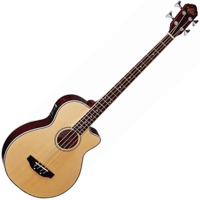 Oscar Schmidt OB100B Acoustic-Electric  Bass Guitar - Natural image 2