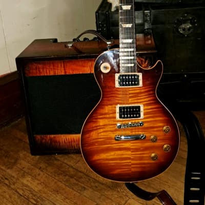 R9 Gibson ' 59 Les Paul Flametop w/ Matching Boutique Tube Amp Set image 2