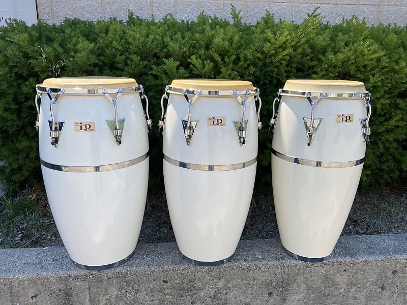 Latin Percussion LP Quinto Conga Tumba 1980+ White Reverb