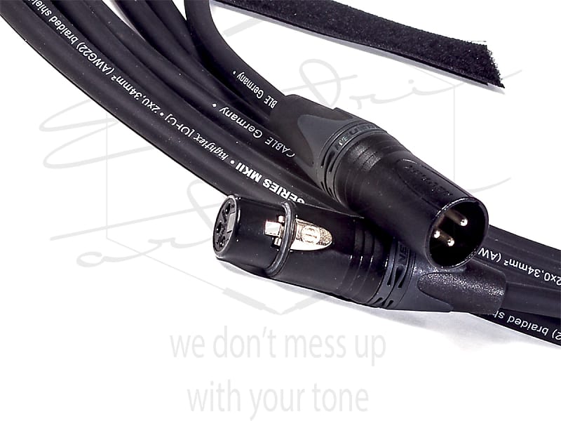 Microphone cable Sommer SC- Club MK2 / Neutrik plugs professional stage  cable 3 colors 3m / 10 ft