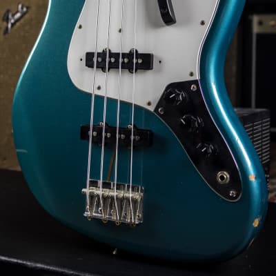 Japan Fender Jazz Bass JB62 MH 1998 Lake placid blue image 4
