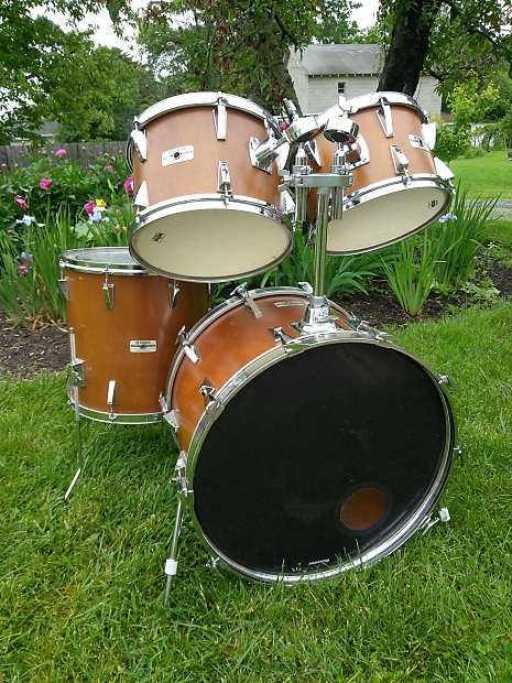 Yamaha YD-7000 Series Drum Set 1970s Natural image 1