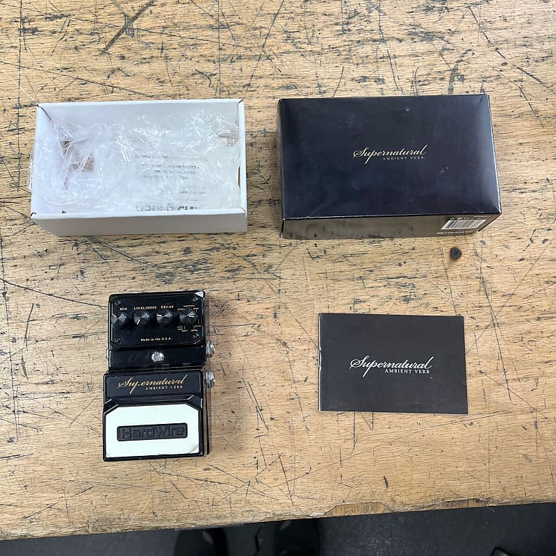 ギター DigiTech Supernatural Ambient Reverb DigiTech HardWire Supernatural Ambient Verb - What To Know & Where