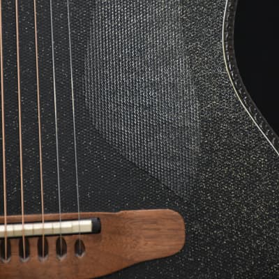 Ovation Adamas 1581-5 Acoustic-Electric guitar (year 1987) - Black Gold Dust image 9