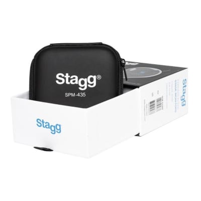 Stagg SPM-435 BK Quad Driver Sound Isolating In Ear Monitors with Case -Black image 5