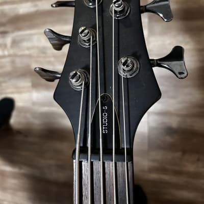 Schecter Stiletto Studio-5 Active 5-String Bass 2010s - See-Thru Black Satin image 3