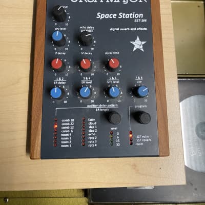 Seven Woods Audio Ursa Major Space Station SST-206 Digital Reverb and Effects 2000s - Black with Wood Paneling image 1