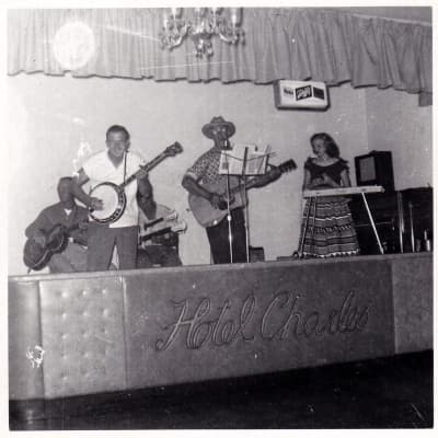 * UPDATE photos found * Vintage Custom Double Neck Mandolin/Guitar The Stonemans and Cousin Wilbur image 4