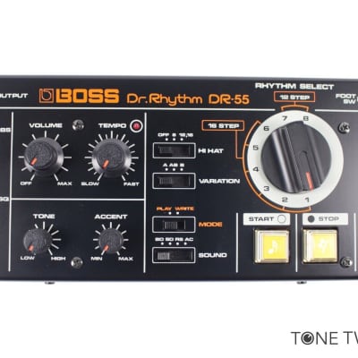 Boss DR-55 Dr. Rhythm Drum Machine analog MINT in box VINTAGE SYNTH DEALER