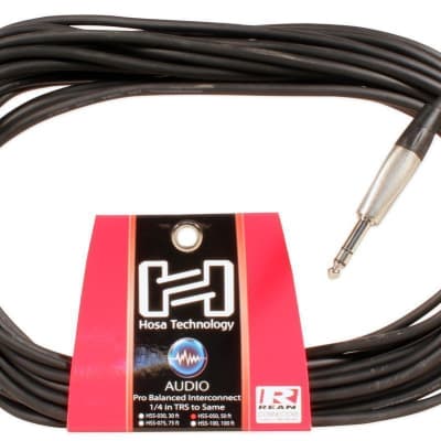 Hosa Hss-050 1/4" TRS 50ft Balanced Pro Audio Cable image 3