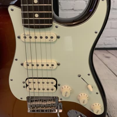 2014 Fender Stratocaster Deluxe Plus HSS  Metallic Sunburst image 4
